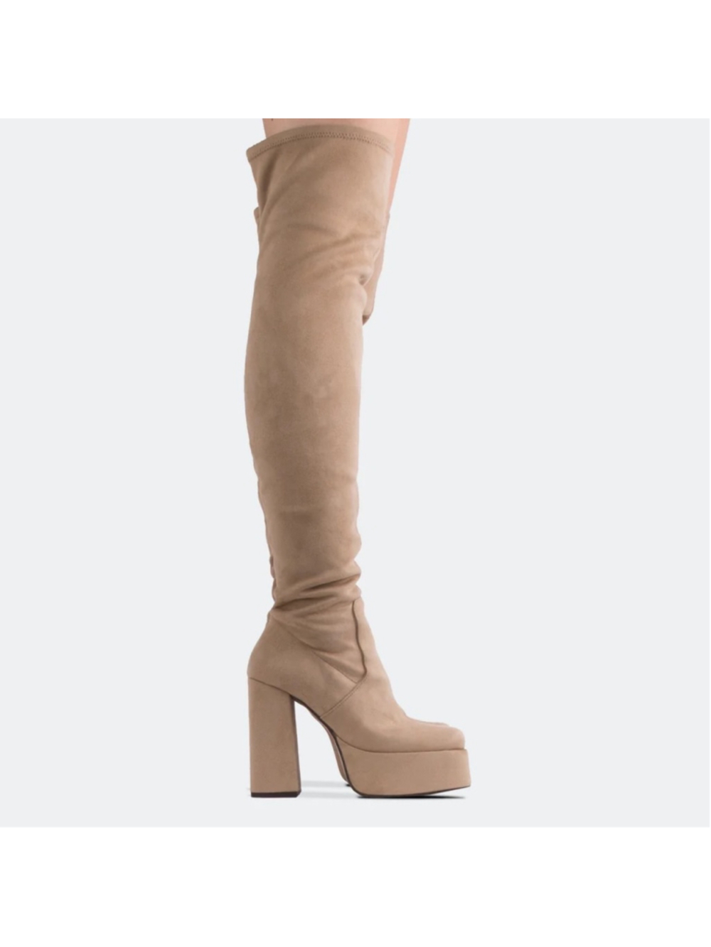 NEW L’Intervalle Azalea Taupe Tan Suede OTK Boots Made in Spain Size 39